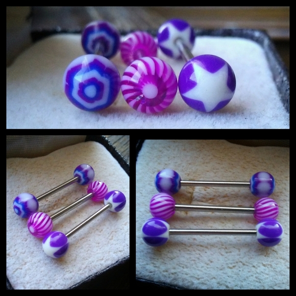 ✨*4/$15* Lot of 3 Stainless Barbells Piercing Body Jewelry - Picture 1 of 5